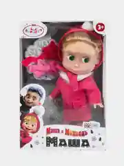 Кукла Карапуз "Маша и Медведь", 15 см