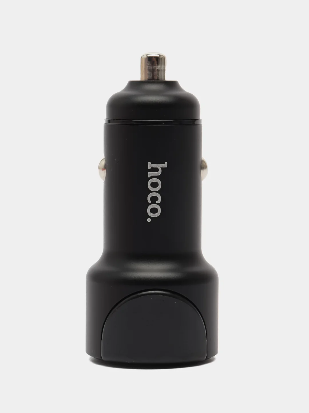 Черный автомобильное зарядное устройство Hoco Z42 Light Road 1xUSB, 1xUSB-C, 3А, PD20W, QC3.0,LED
