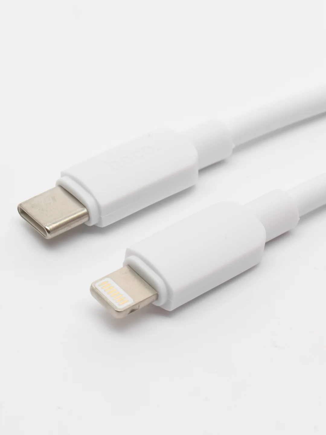 Белый кабель для зарядки Hoco X96 Hyper Lightning 8-pin - USB-C, 2.4А, PD20W, PVC (Apple)