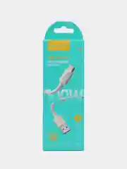 Белый кабель для зарядки Hoco X96 Hyper Type-C - USB, PVC