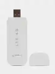 Белый usb Модем 4G WiFi роутер + 50 Гб в месяц (сим карта для модема в подарок)