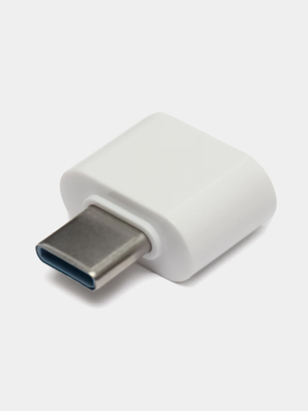 Белый otg-переходник Type-C на USB