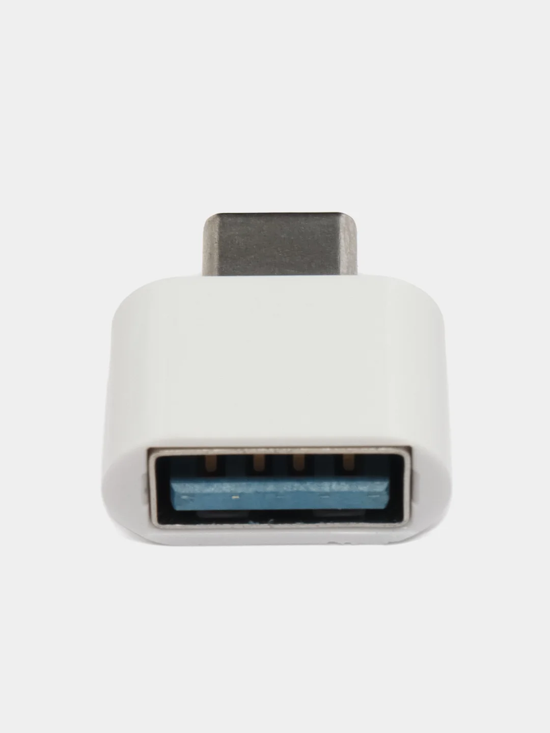 Белый otg-переходник Type-C на USB