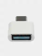 Белый otg-переходник Type-C на USB