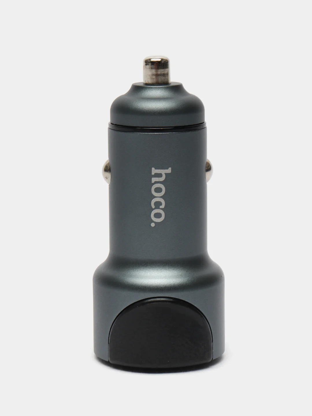Серый автомобильное зарядное устройство Hoco Z42 Light Road 1xUSB, 1xUSB-C, 3А, PD20W, QC3.0,LED