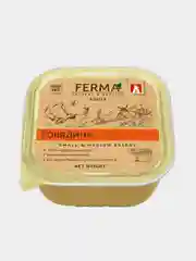 Влажный корм для собак Ferma Говядина с кроликом и морковкой, 150г*11шт
