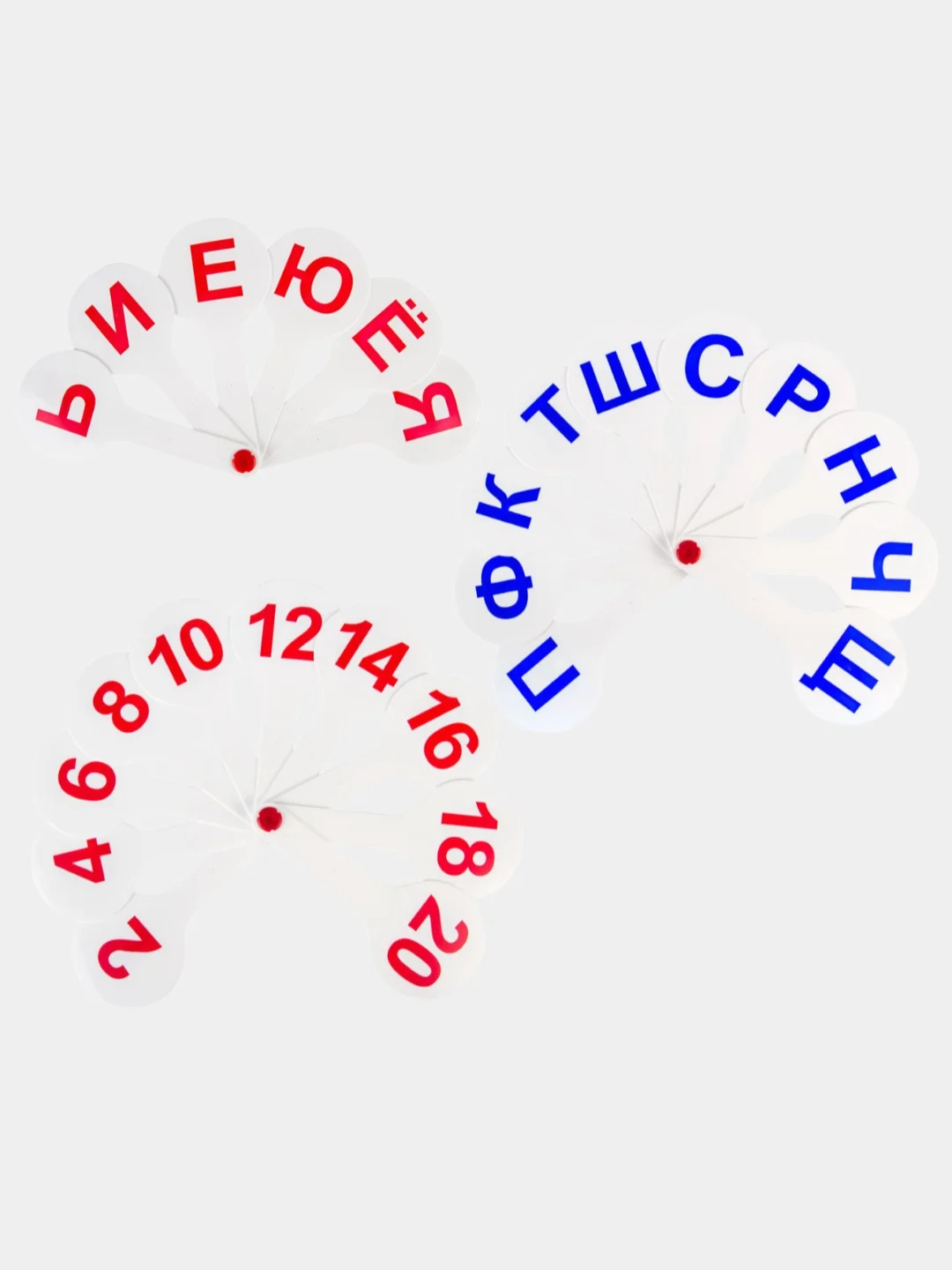 Веер-касса букв, слогов и счета (гласные, согласные и цифры) Пифагор,Пчелка,Стамм