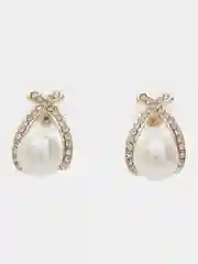 Серьги женские с жемчужиной "Лунная Элегия"