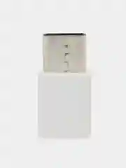 Белый otg переходник с Micro USB на Type-C / ОТГ