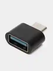 Черный otg-переходник Type-C на USB