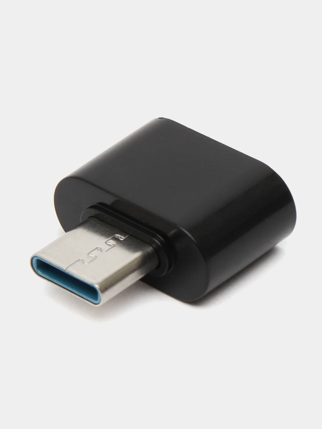 Черный otg-переходник Type-C на USB