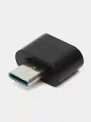 Черный otg-переходник Type-C на USB