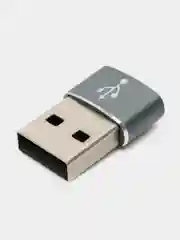 Голубой переходник Type C 3.0 на USB 3.0 адаптер otg