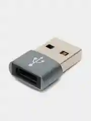 Голубой переходник Type C 3.0 на USB 3.0 адаптер otg