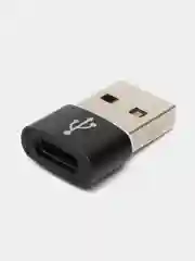 Черный переходник Type C 3.0 на USB 3.0 адаптер otg