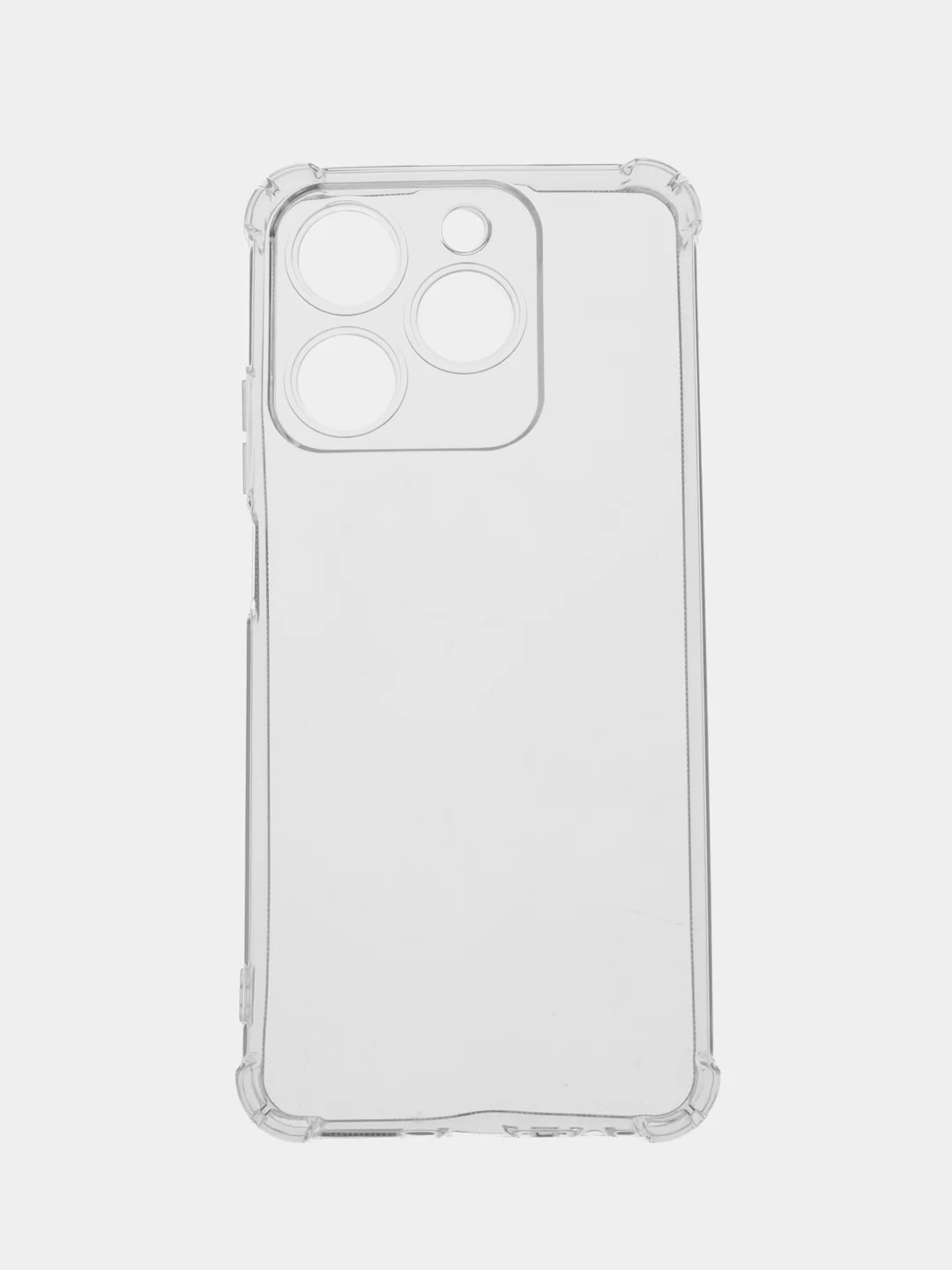 Прозрачный чехол для Realme C61 / C63 (Реалми С61 / С63), прозрачный, черный