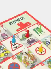 Игра настольная ходилка Викторина в картинках Дорожные знаки