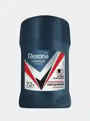 Rexona антиперспирант-стик мужской антибактериальный и невидимый, 50 мл