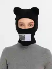 Женская зимняя балаклава шапка в форме медведя для девочек