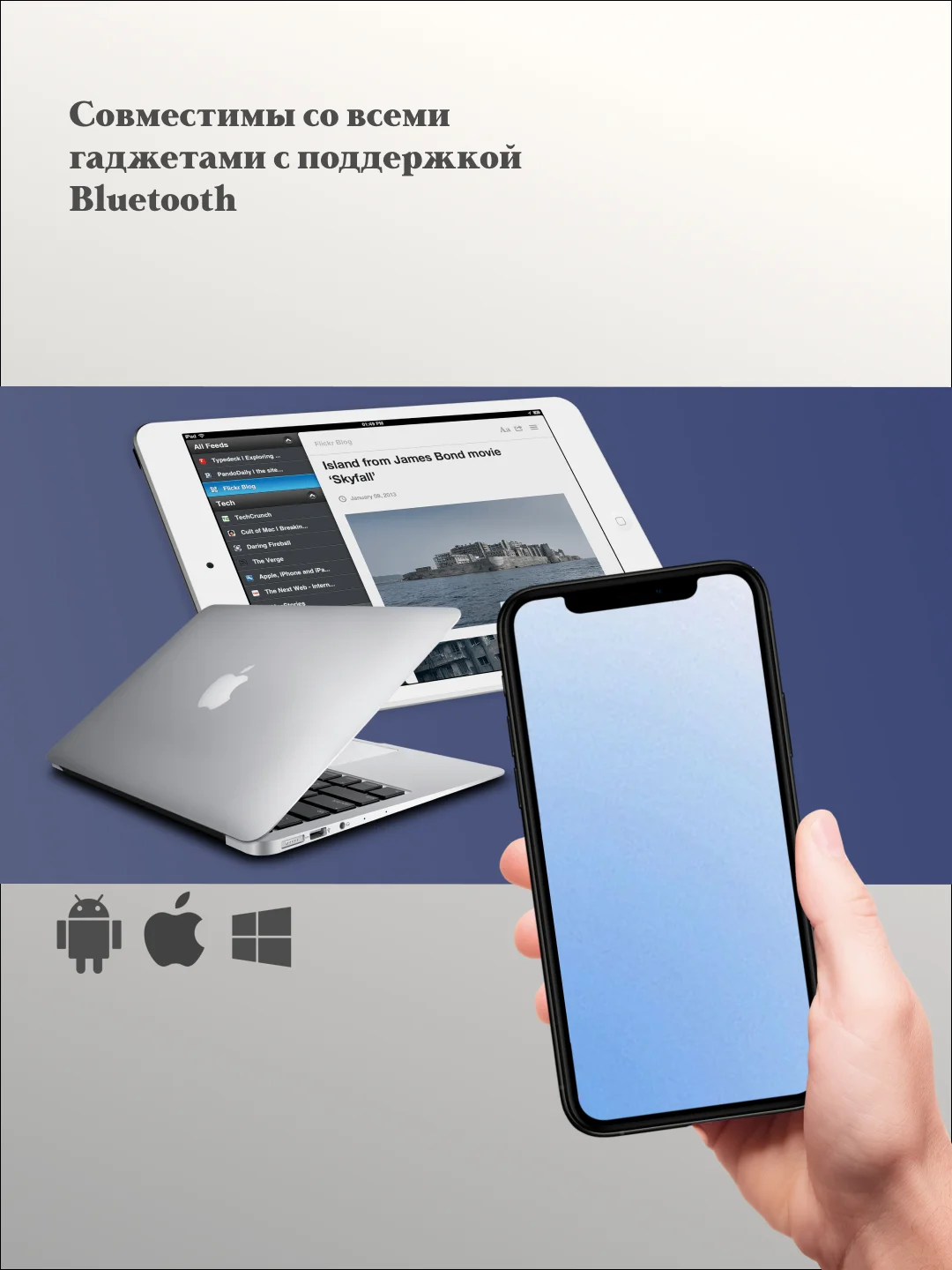 Белый наушники беспроводные,блютуз 5.0 Для iPhone, Samsung
