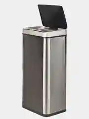Серый металлик сенсорное ведро для мусора TESLER STB-44 (с внутренним ведром)