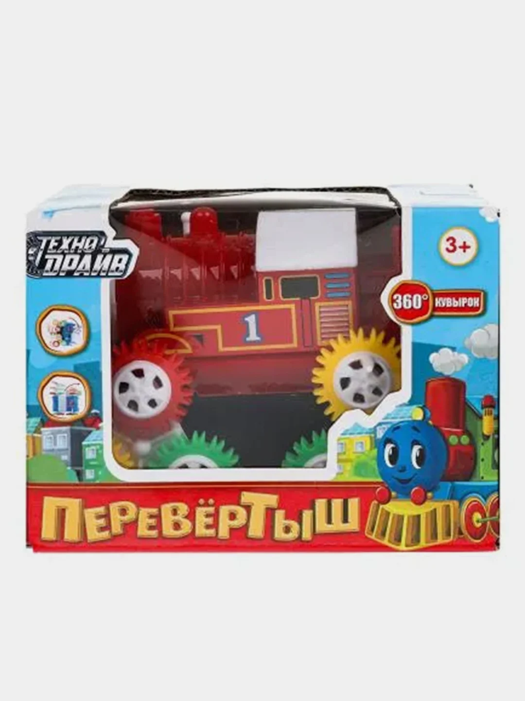 Игрушка Технодрайв "Машина-перевертыш Поезд"