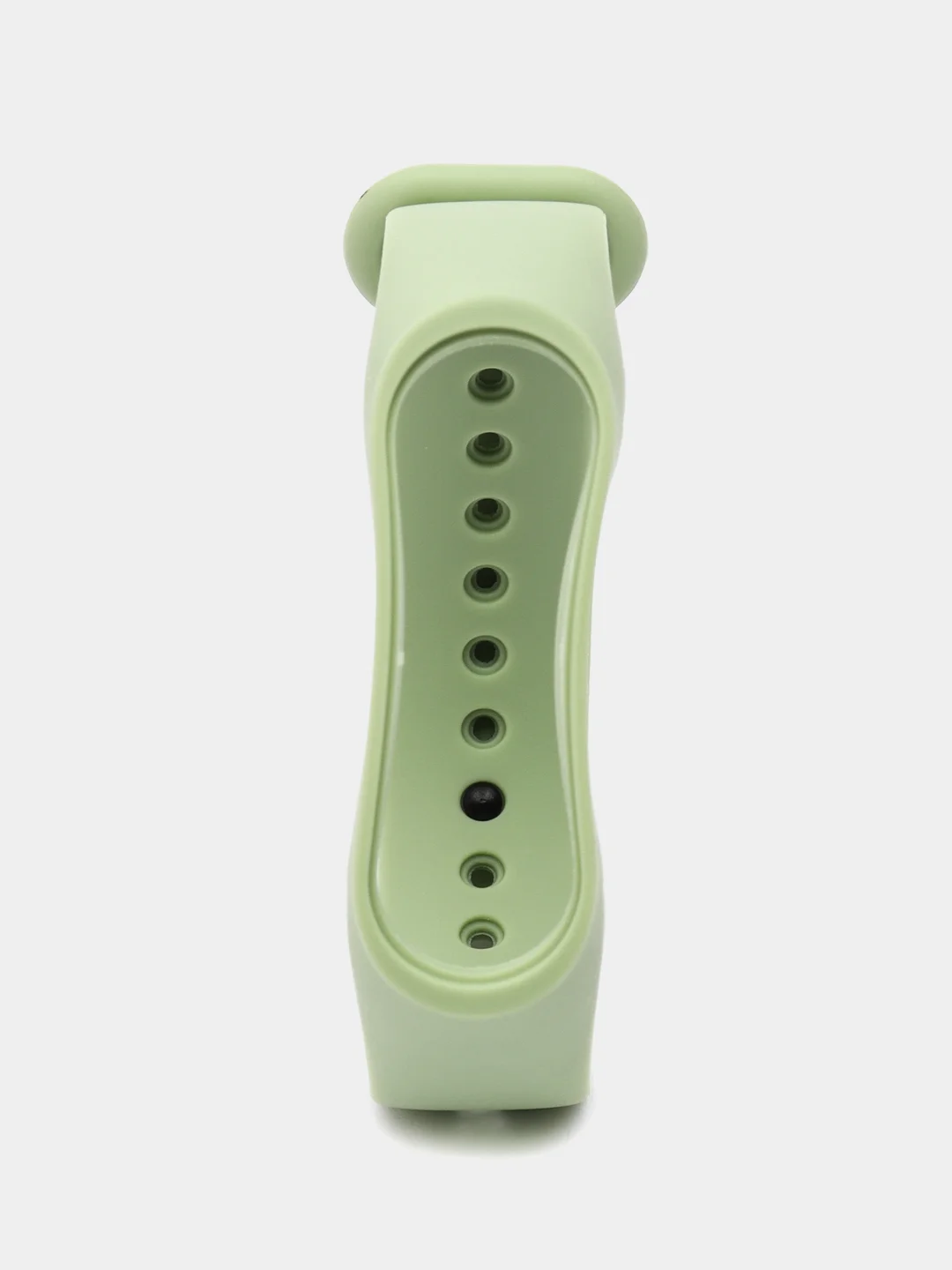 Зеленый силиконовый ремешок для Xiaomi Mi Band 5/6/7 ксяоми ми бэнд