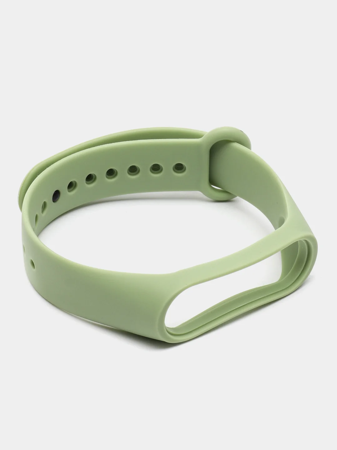 Зеленый силиконовый ремешок для Xiaomi Mi Band 5/6/7 ксяоми ми бэнд