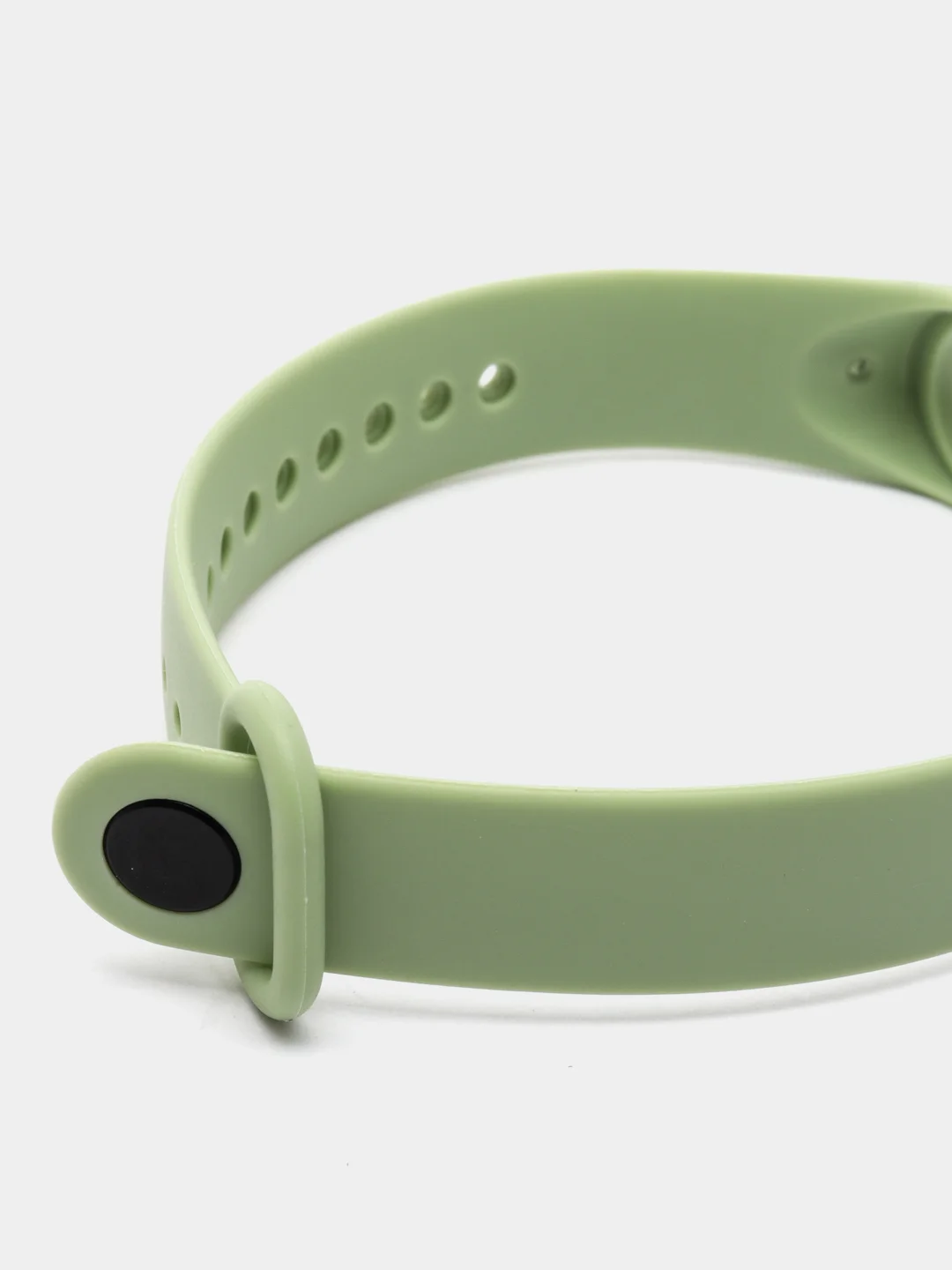 Зеленый силиконовый ремешок для Xiaomi Mi Band 5/6/7 ксяоми ми бэнд