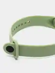 Зеленый силиконовый ремешок для Xiaomi Mi Band 5/6/7 ксяоми ми бэнд