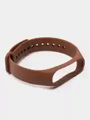 Коричневый силиконовый ремешок для Xiaomi Mi Band 5/6/7 ксяоми ми бэнд