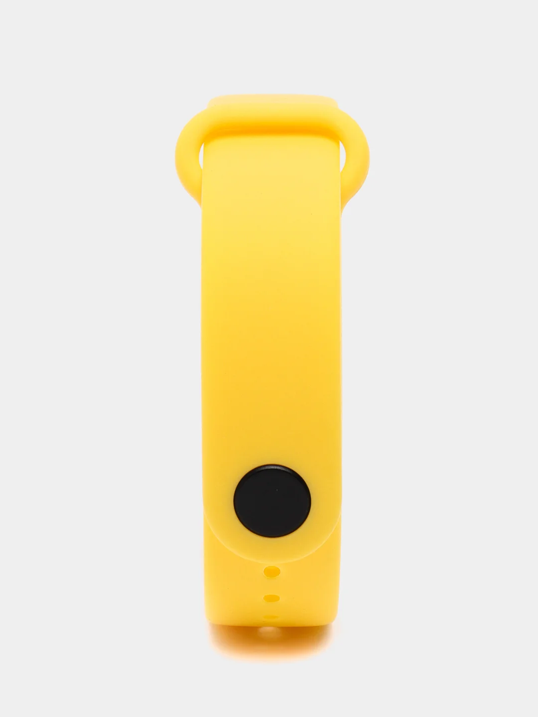 Желтый силиконовый ремешок для Xiaomi Mi Band 5/6/7 ксяоми ми бэнд