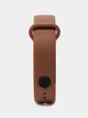 Коричневый силиконовый ремешок для Xiaomi Mi Band 5/6/7 ксяоми ми бэнд