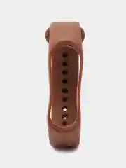 Коричневый силиконовый ремешок для Xiaomi Mi Band 5/6/7 ксяоми ми бэнд