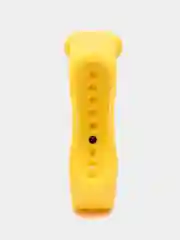 Желтый силиконовый ремешок для Xiaomi Mi Band 5/6/7 ксяоми ми бэнд