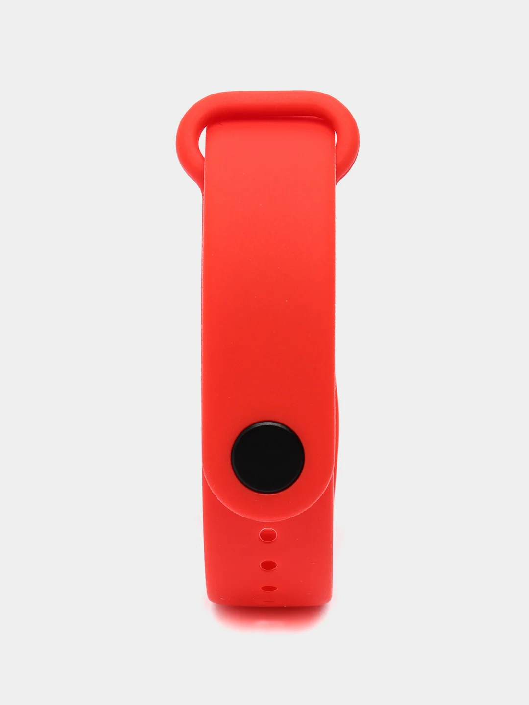 Красный силиконовый ремешок для Xiaomi Mi Band 5/6/7 ксяоми ми бэнд