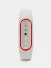 Бордовый силиконовый ремешок на Xiaomi Mi Band 2