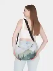 Хаки сумка хобо женская через плечо