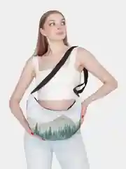 Хаки сумка хобо женская через плечо