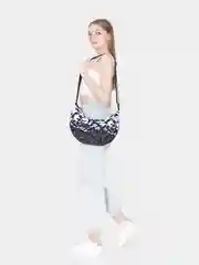 Хром сумка хобо женская через плечо