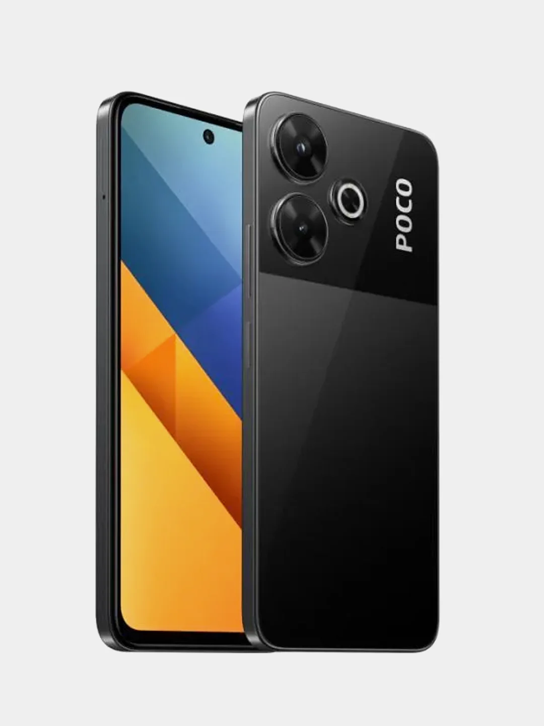 Черный смартфон POCO M6, 6/128GB
