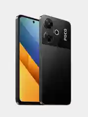 Черный смартфон POCO M6, 6/128GB