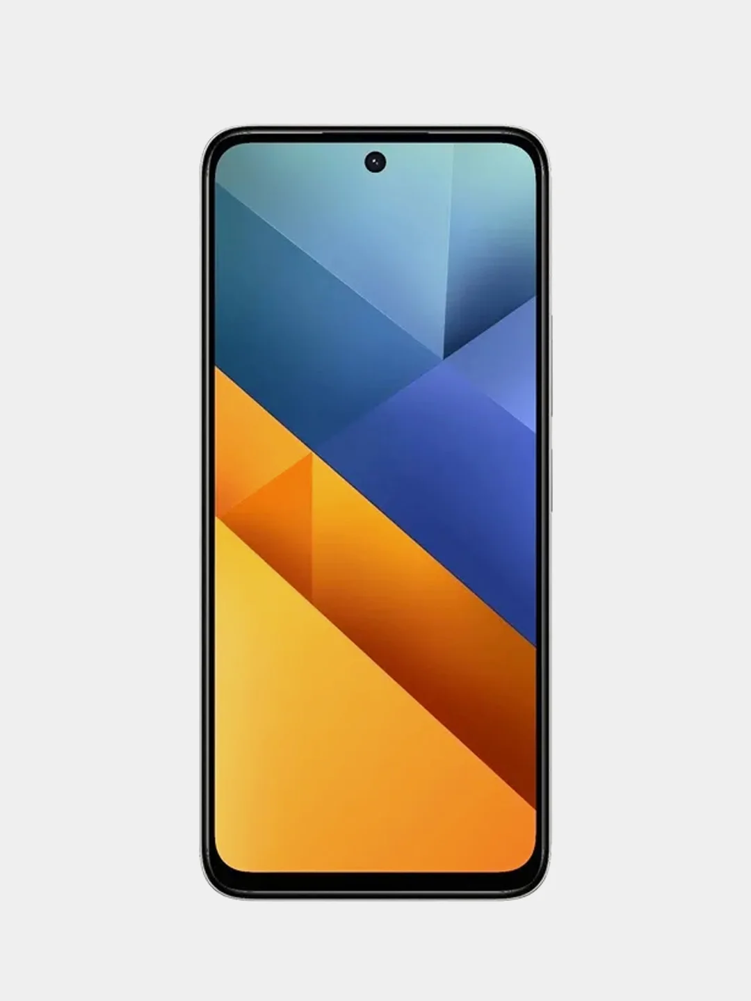 Серебряный смартфон POCO M6, 6/128GB