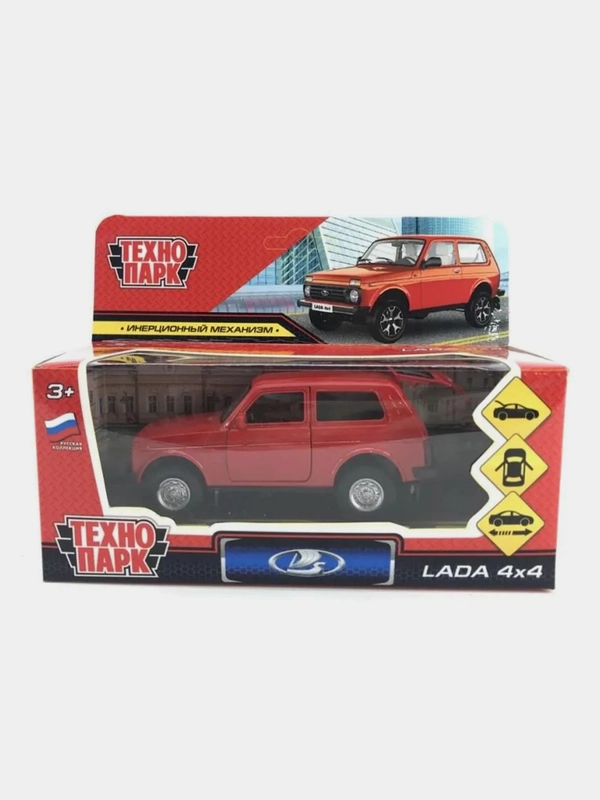 Игрушка Технопарк "Машина LADA 4x4", 12 см