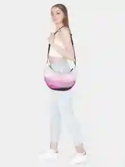 Конфетный сумка хобо женская через плечо