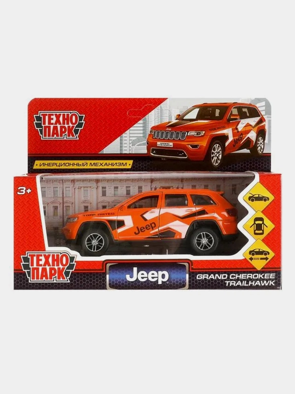Игрушка Технопарк "Машина JEEP GRAND CHEROKEE",  12 см