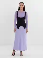 Серый топ корсет женский