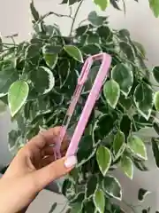 Розовый прозрачный чехол для Apple iPhone 16 / Айфон 16 с силиконовым кантом Crystal Case