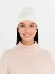 Белый шапка бини женская