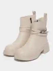 Бежевый женские ботинки, осенние